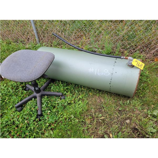 pressure tank for cistern and chair