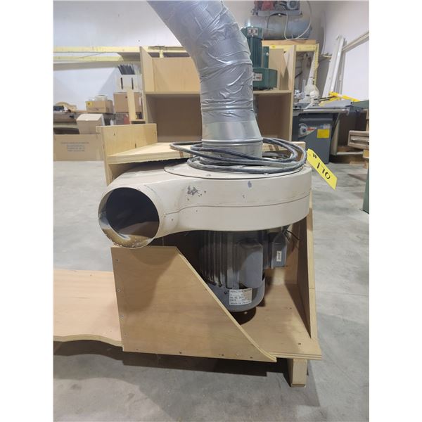 Dust collector blower, 3HP, 240v