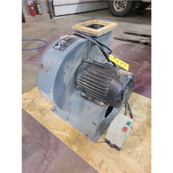 Dust Collection Blower, 5HP, 3 phase