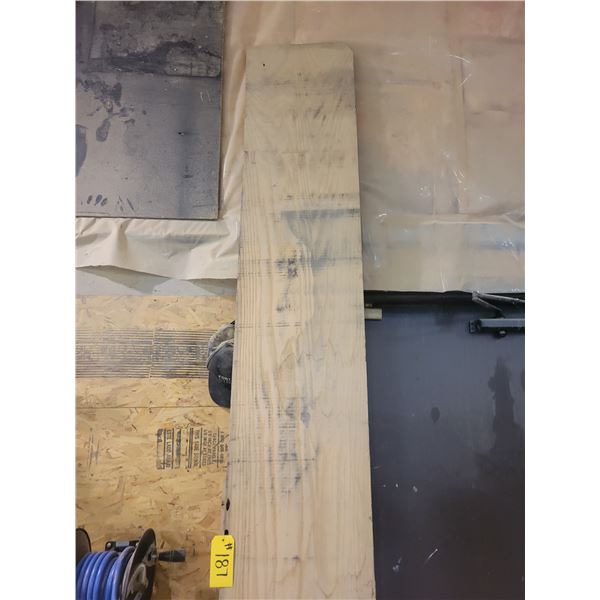 Red Oak Plank 5/4, rough, 16" wide x 10" long and 1, 5/4 red oak plank, rough, 8"wide x 8' long