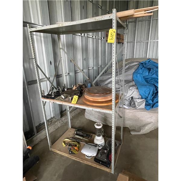 metal shelving 42" x 24" x72" high