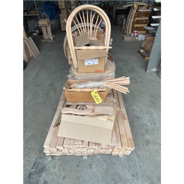 42" table tracks, wheatsheaf chair parts