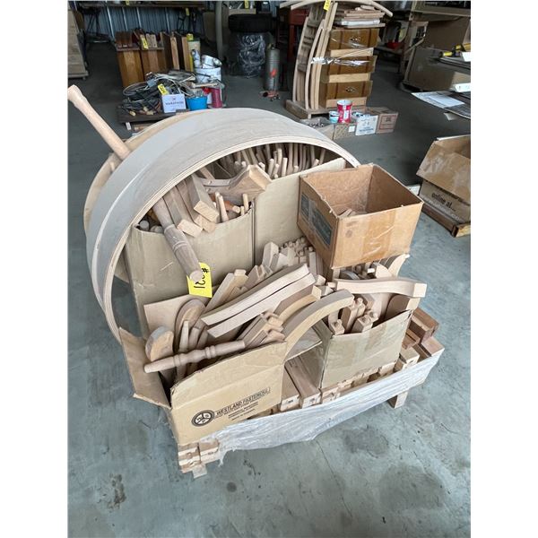 26" table tracks, misc chair parts, maple table top, table hoops