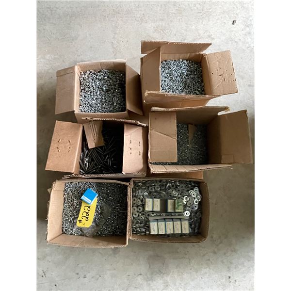 misc screws, washers, nuts, hangar bolts