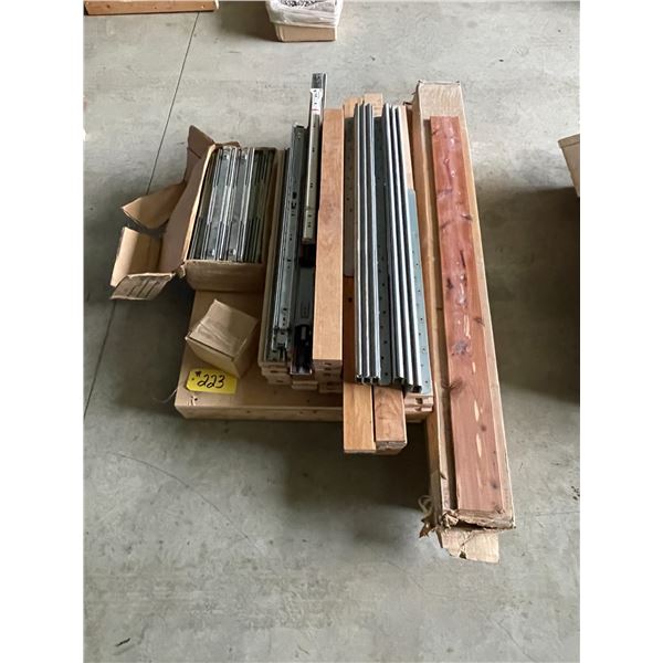 cabinet slides, table slides, 2boxes cedar planks