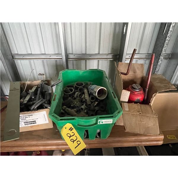 gas fittings, misc shaper parts