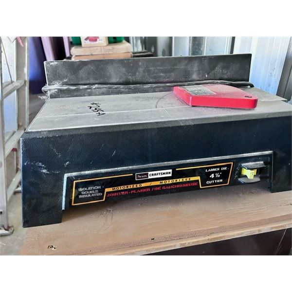Craftsman jointer, 4" blades, with stand
