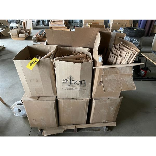 misc oak  arrowback chair parts, hoops, legs, stretchers