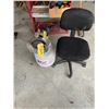 Image 1 : desk chair, propane heater