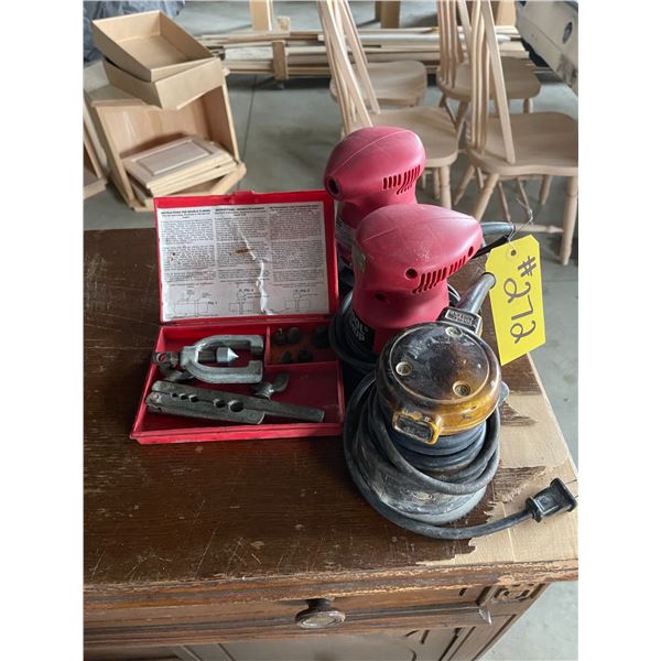 brake flare kit, 3 sanders