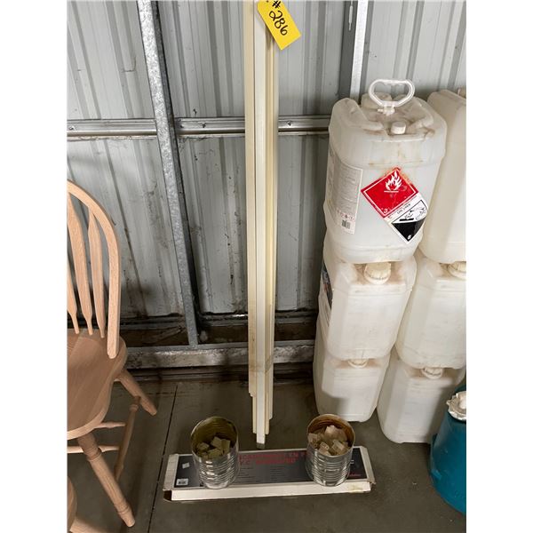 plastic shelving railings