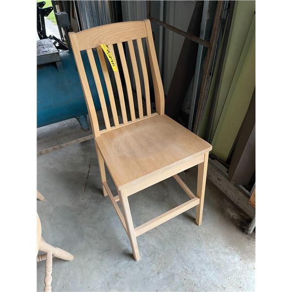1-24" oak mission bar stool