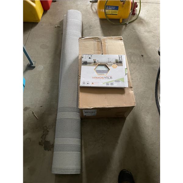 Ceiling fan and carpet