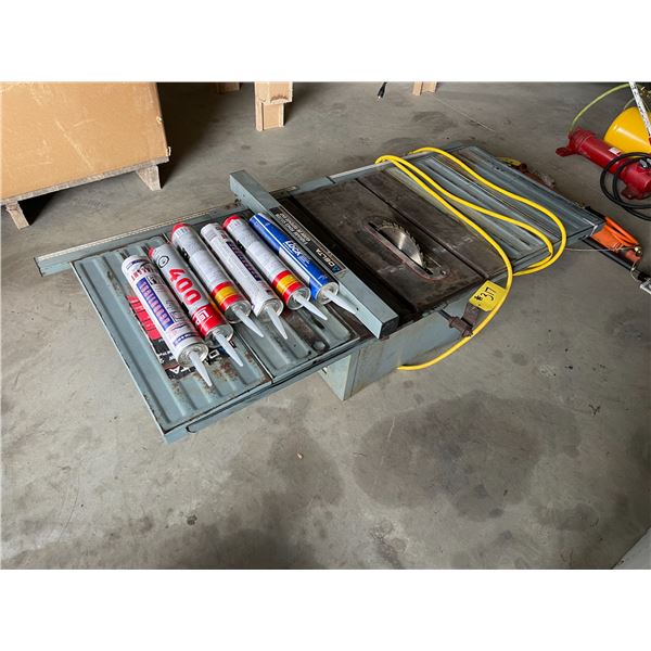 Delta 10" Table saw and caulking