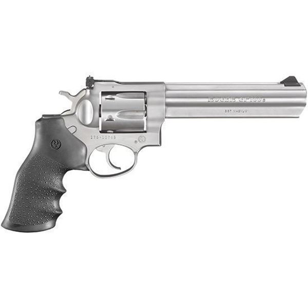 RUGER GP100 .357MAG 6" AS STAINLESS HOGUE MONOGRIP