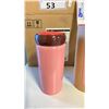Image 2 : BOX OF 6 SOWDEN FOR HAY PINK INSULATED 350ML TRAVEL CUPS