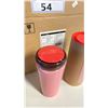 Image 2 : 7 SOWDEN FOR HAY PINK INSULATED 350ML TRAVEL CUPS