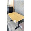 Image 2 : WOOD PATTERN ELECTRIC HEIGHT ADJUSTABLE SIT/STAND DESK (47"W 31.5"D 30"H)