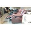 Image 3 : DARK BROWN LEATHER 3 SEAT RECLINER COUCH (82"W 34"D 38"H)