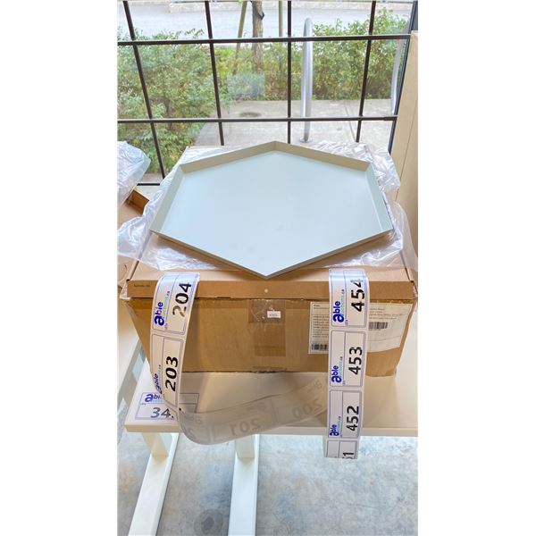 BOX OF 6 HAY GREY KALEIDO XL DESIGN TRAYS