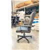 Image 4 : BLACK LEATHER ADJUSTABLE MOBILE OFFICE CHAIR (STYLE 1)