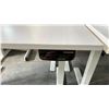 Image 2 : WHITE RISE-PRIMECABLES SIT/STAND ELECTRIC PROGRAMMERS TABLE (48"W 24"D)