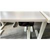Image 2 : WHITE RISE-PRIMECABLES SIT/STAND ELECTRIC PROGRAMMERS TABLE (48"W 24"D)