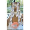 Image 2 : BOX OF 24 HAY PEACH KALEIDO S DESIGN TRAYS