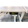 Image 2 : WHITE RISE-PRIMECABLES SIT/STAND ELECTRIC PROGRAMMERS TABLE (48"W 24"D)