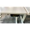 Image 2 : WHITE RISE-PRIMECABLES SIT/STAND ELECTRIC PROGRAMMERS TABLE (48"W 24"D)