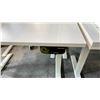 Image 2 : WHITE RISE-PRIMECABLES SIT/STAND ELECTRIC PROGRAMMERS TABLE (48"W 24"D)