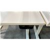 Image 2 : WHITE RISE-PRIMECABLES SIT/STAND ELECTRIC PROGRAMMERS TABLE (48"W 24"D)