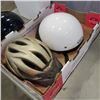 Image 2 : 2 MOTORCYCLE DOT HELMETS, SIZE LARGE, BIKE HELMET AND GARBAGE BIN
