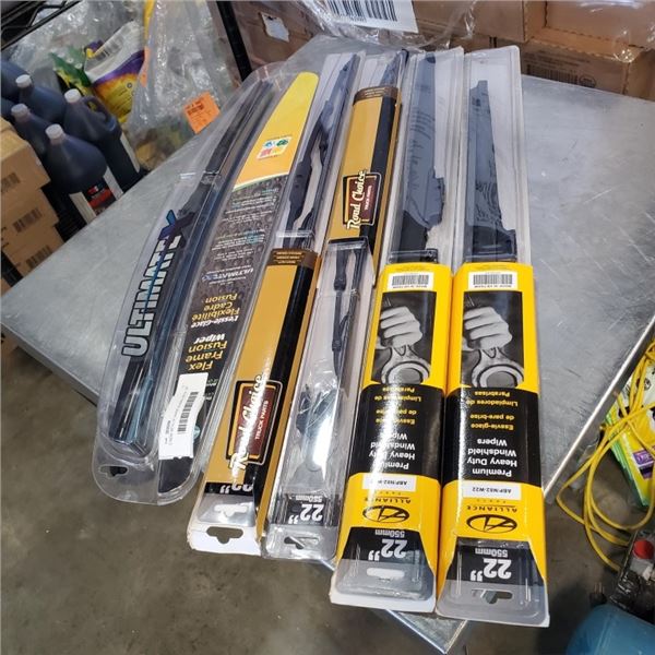 2 NEW SETS OF WIPER BLADES, BOTH  22" AND ADDITIONAL 22" ULTIMATEX BLADE