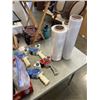 Image 2 : ASSORTED TAPE GUNS AND 3 ROLLS OF STRETCH WRAP