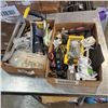 Image 1 : TWO TRAYS OF ASSORTED TOOLS INCLUDING LASER MEASURERS