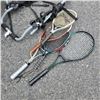 Image 2 : BIKE CARRIER WITH SQUASH AND TENNIS RAQUETS