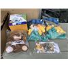 Image 1 : ICEBERG HOME, DINOSAURS, BEAR  AND ASSORTED JUNGLE PLUSH ANIMAL TOYS