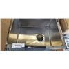 Image 2 : STAINLESS SINK 19" X 17"