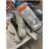 Image 2 : ASSORTED CAR PARTS AND LIGHTS, INCLUDING STAINLESS STEEL ROCKER PANELS FOR CHEVY STEPSIDE, NEW BELT 