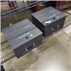 Image 1 : 2 VAULT TAB11 STORAGE BOXES, NO KEYS