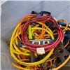 Image 2 : TOTE WITH AIR HOSE, EXTENSION CORD AND ASSORTED TOOLS