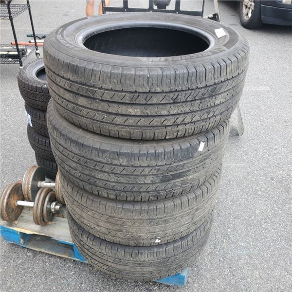 SET OF FOUR TIRES, P245 60 R18