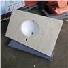 Image 1 : MARBLE COUNTER WITH SINK 38" X 22.5"