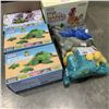 Image 3 : HEN WITH CHICKS, DINOSAURS AND TURTLE PLUSH ANIMALS