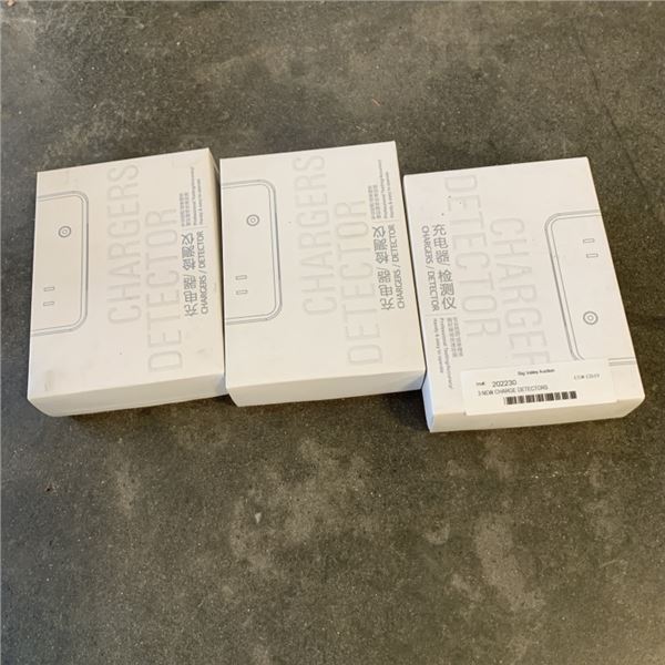 3 NEW CHARGE DETECTORS