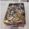Image 1 : LARGE TIN FULL OF ESTATE JEWELLERY