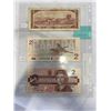 Image 2 : 3 CANADIAN $2 BILLS; 1 - 1954, 2 - 1986