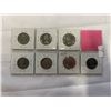 Image 2 : 7 CANADIAN 50 CENT COINS 1968 TO 1973 ALL DIFFERENT OVER 50 YRS OLD