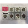 Image 1 : 7 CANADIAN 50 CENT COINS 1981 TO 1987 7 DIFFERENT DATES